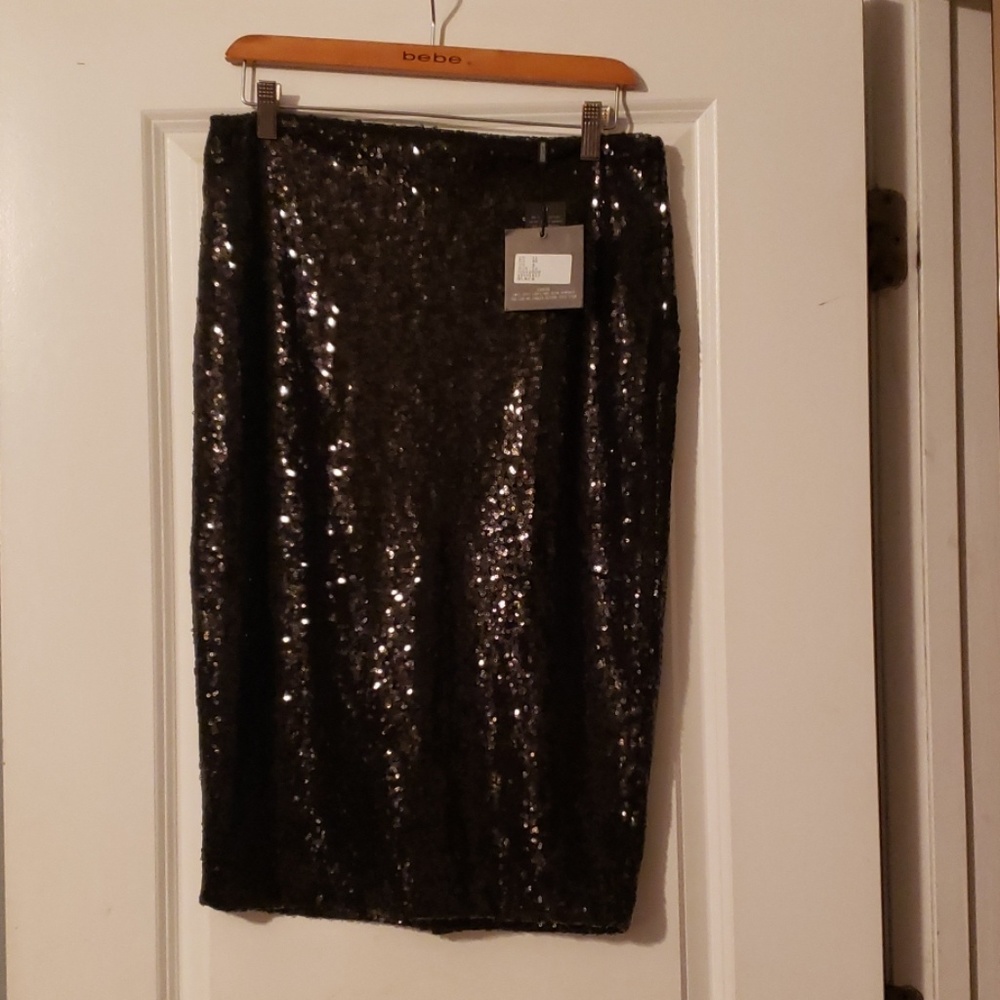 Sparkle midi length skirt